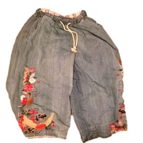 BLRH rose pattern pants - Picture 1 of 4